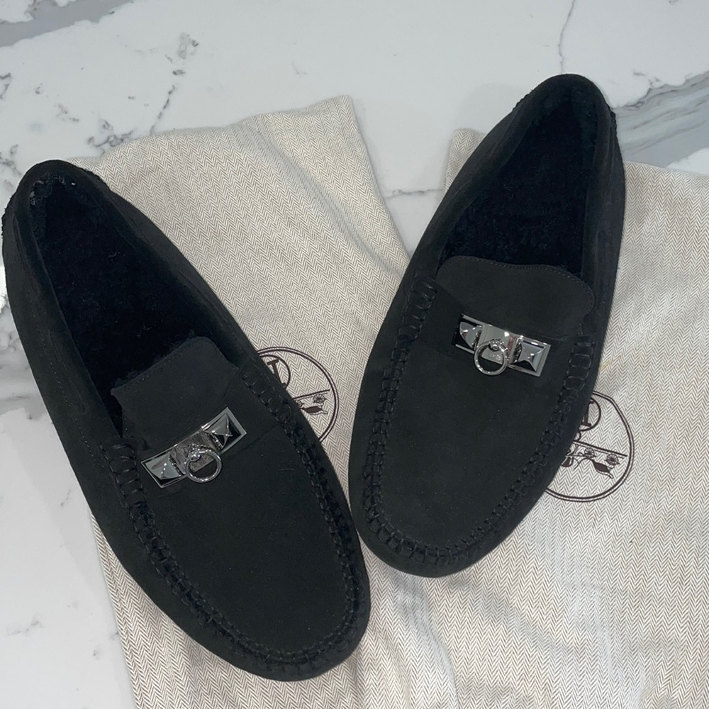 Hermes men loafers size 43 - Picture 1 of 4